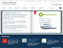Tablet Screenshot of editions.vandenbroele.be